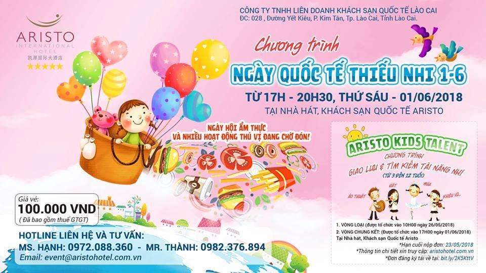 Ngày Quốc tế Thiếu Nhi và Chương trình Aristo Kids Talent