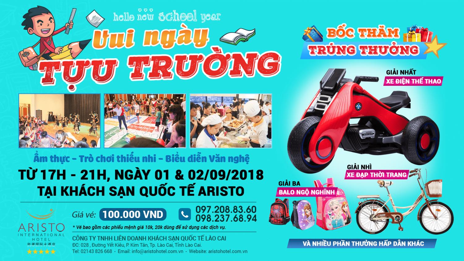 Sự kiện "Vui ngày tựu trường - Hello new school year"